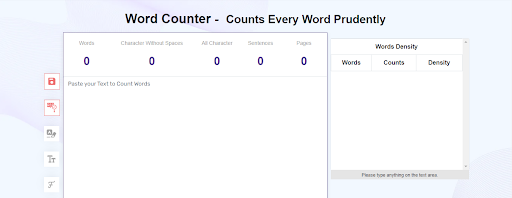 Word Counter - Counts Every Word Prudently