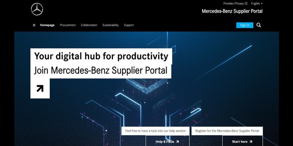 Portal website example