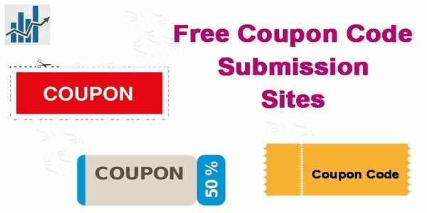 Free Coupon Code Submission Sites