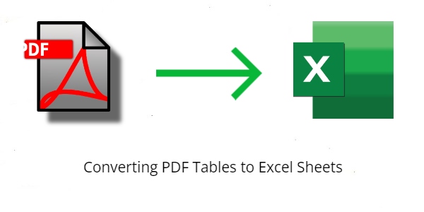 Converting PDF Tables to Excel Sheets